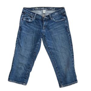 Abercrombie and Fitch Denim Blue Jean Long Board 22" Long 15" Inseam